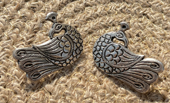 Chitai Peacock Hook Earring