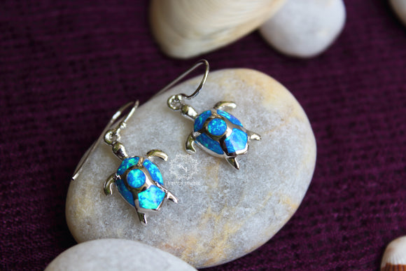 Opal Tortoise Earrings
