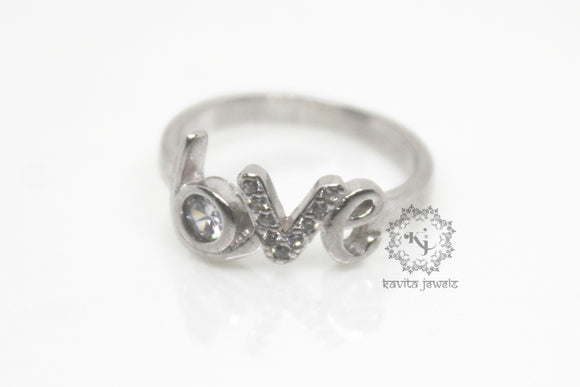 Love Ring With big Stone