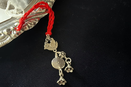 Azad Floral Parinda Lumba Rakhi