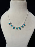Turquoise lightweight necklace set