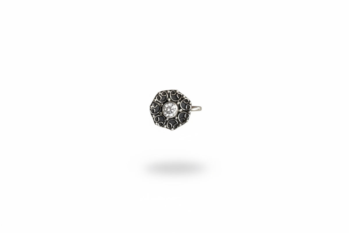Hexagon Clip-On Nose Pin