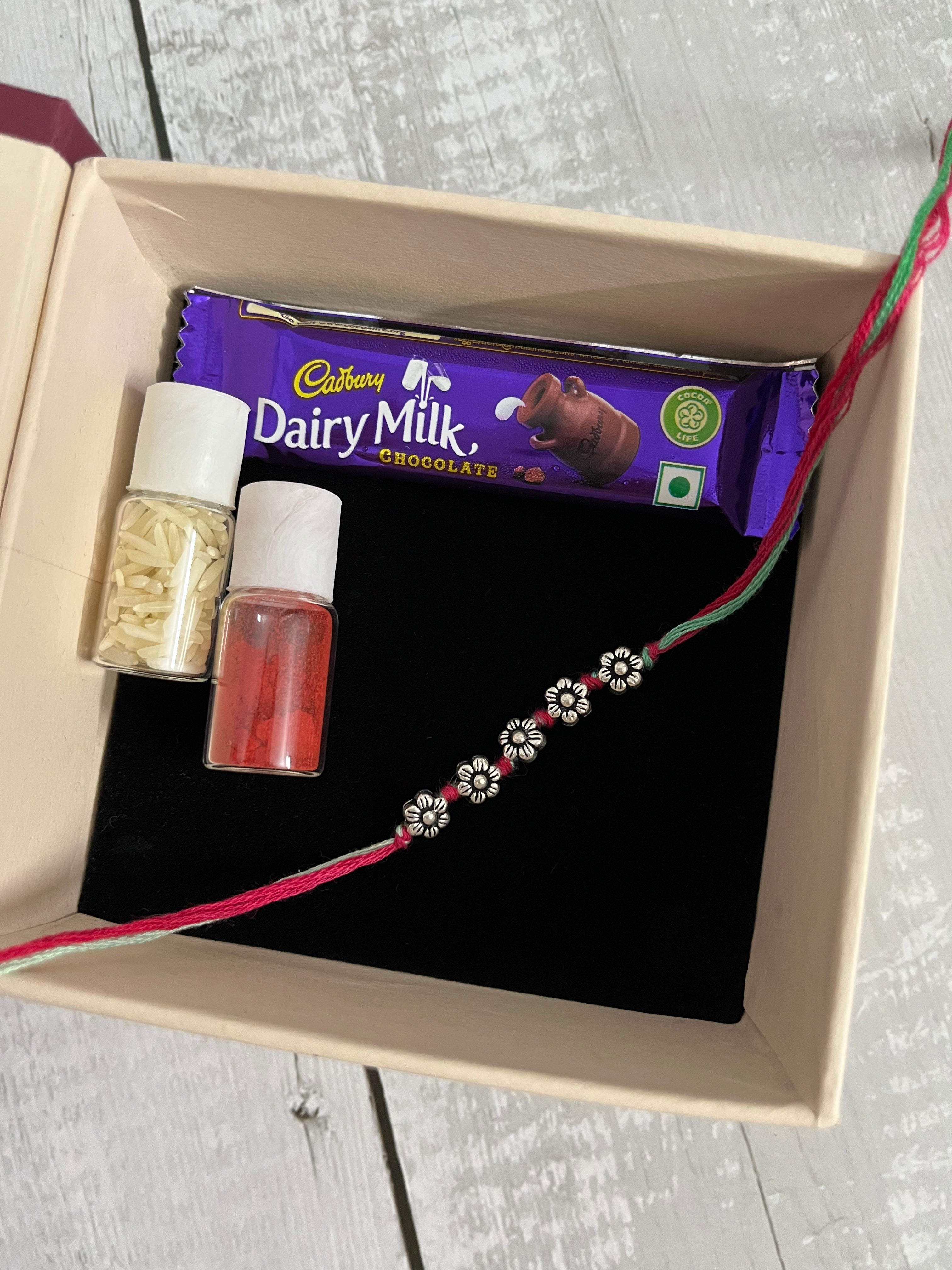 Floral Ganthan Rakhi