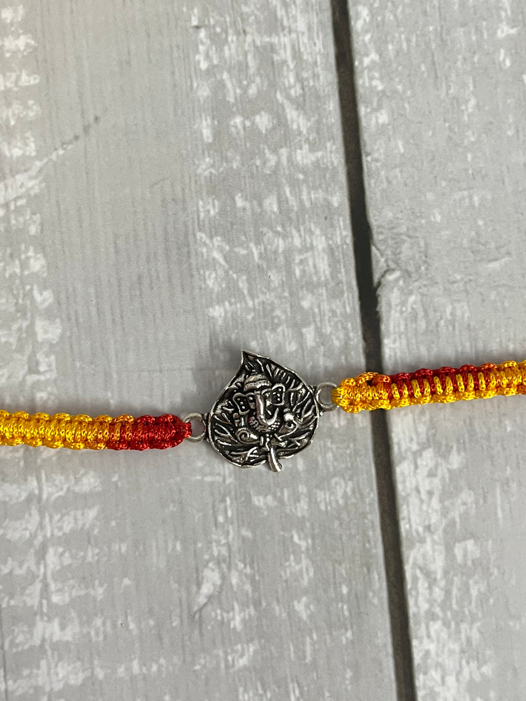 Ganesha Leaf Rakhi