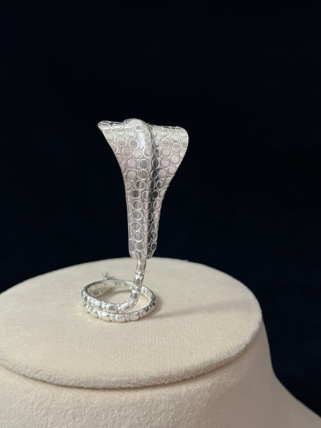 Sterling Silver Snake for Shivling