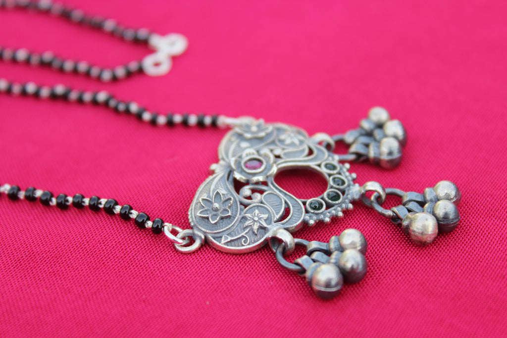 Vintage Jadau Ghungroo Drop Mangalsutra