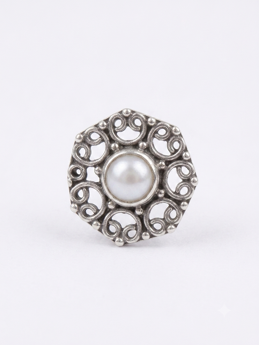 Hexagon Clip-On Nose Pin