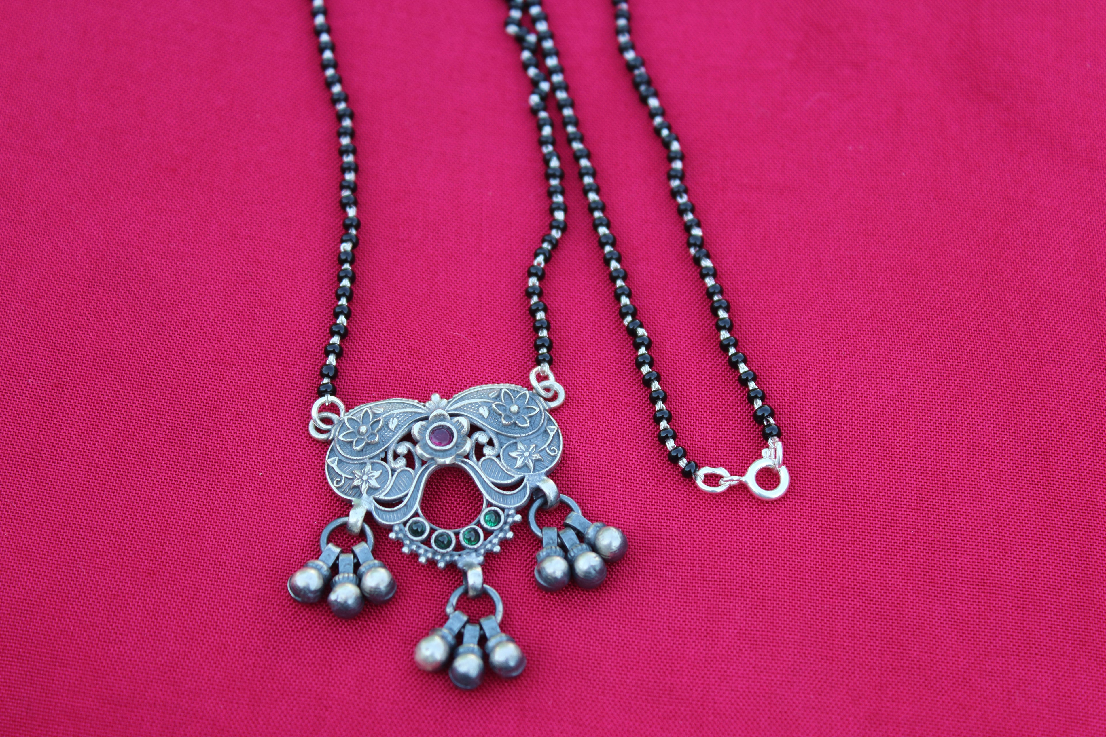 Vintage Jadau Ghungroo Drop Mangalsutra