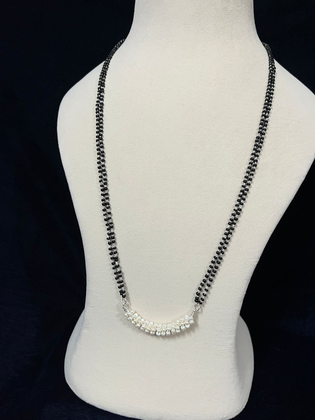 Fine Pearl Spiral Mangalsutra