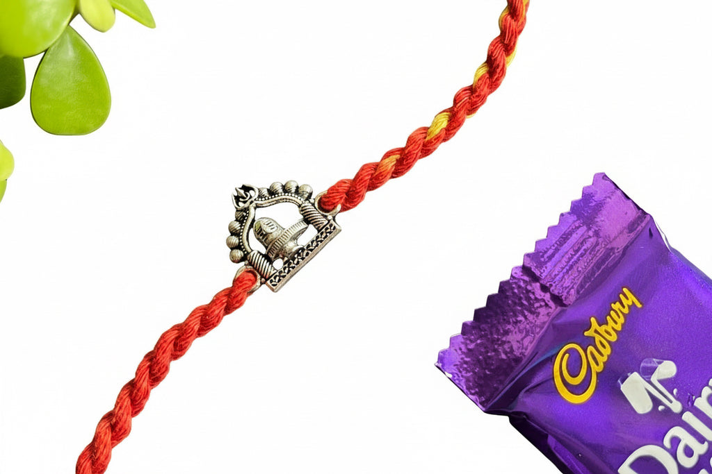 Shivalay Silver Rakhi