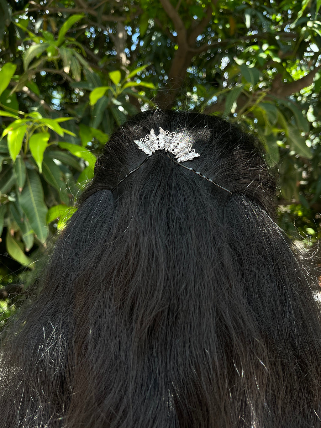 Butterfly Hair Comb Pin for Bun/Braids