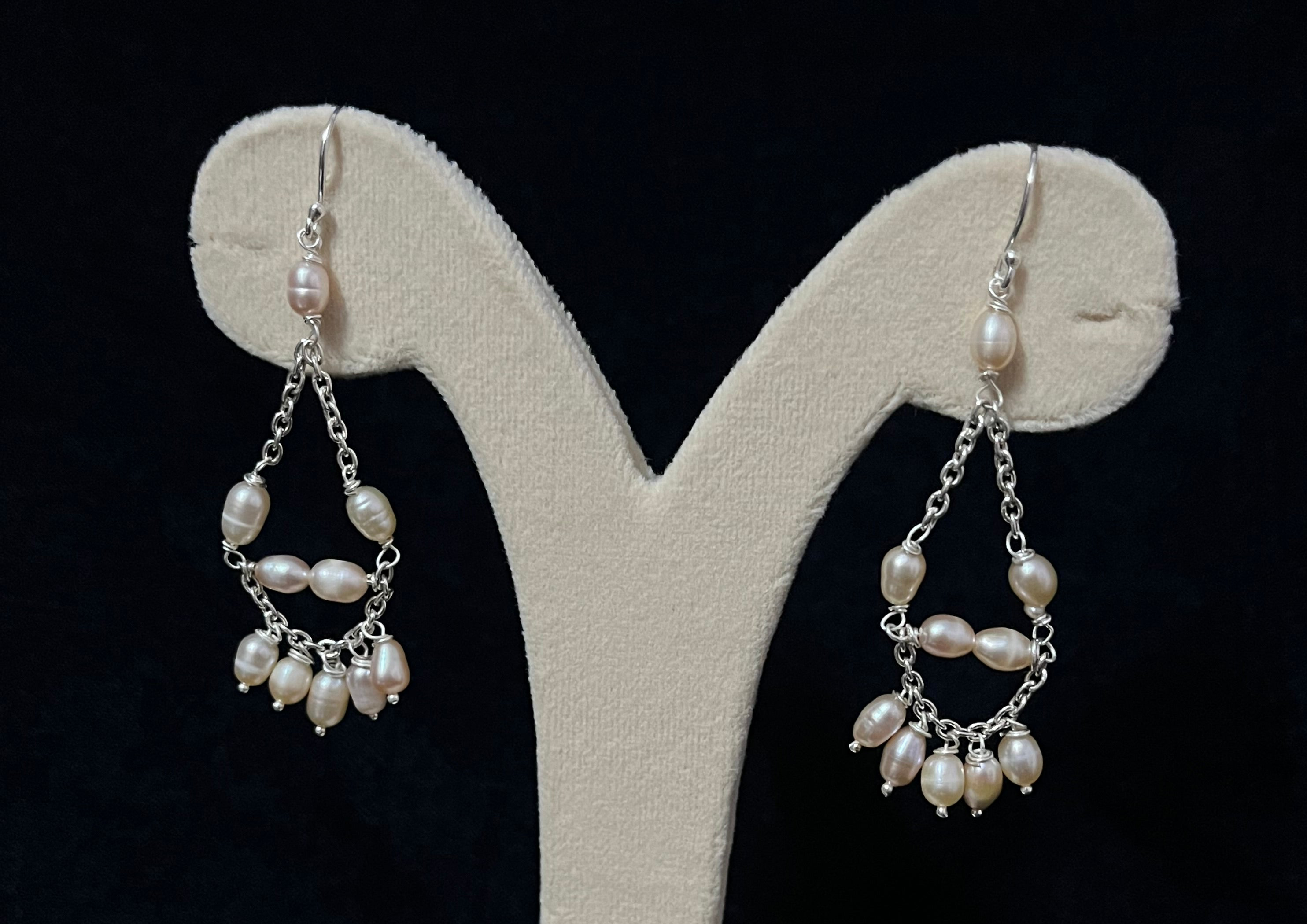 Pearl Jhumar Hook Earring