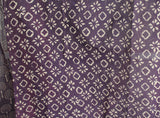 Jaipuri hand Block Print Purple Phulwari