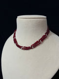 Hydro and Silver Bead Necklace