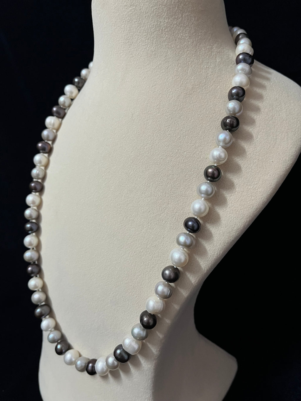 Fresh Water Pearl Long Ganthan Necklace
