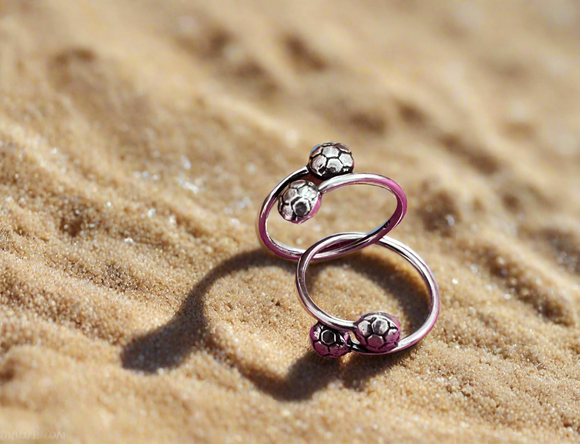 Football Front Open Toe Ring