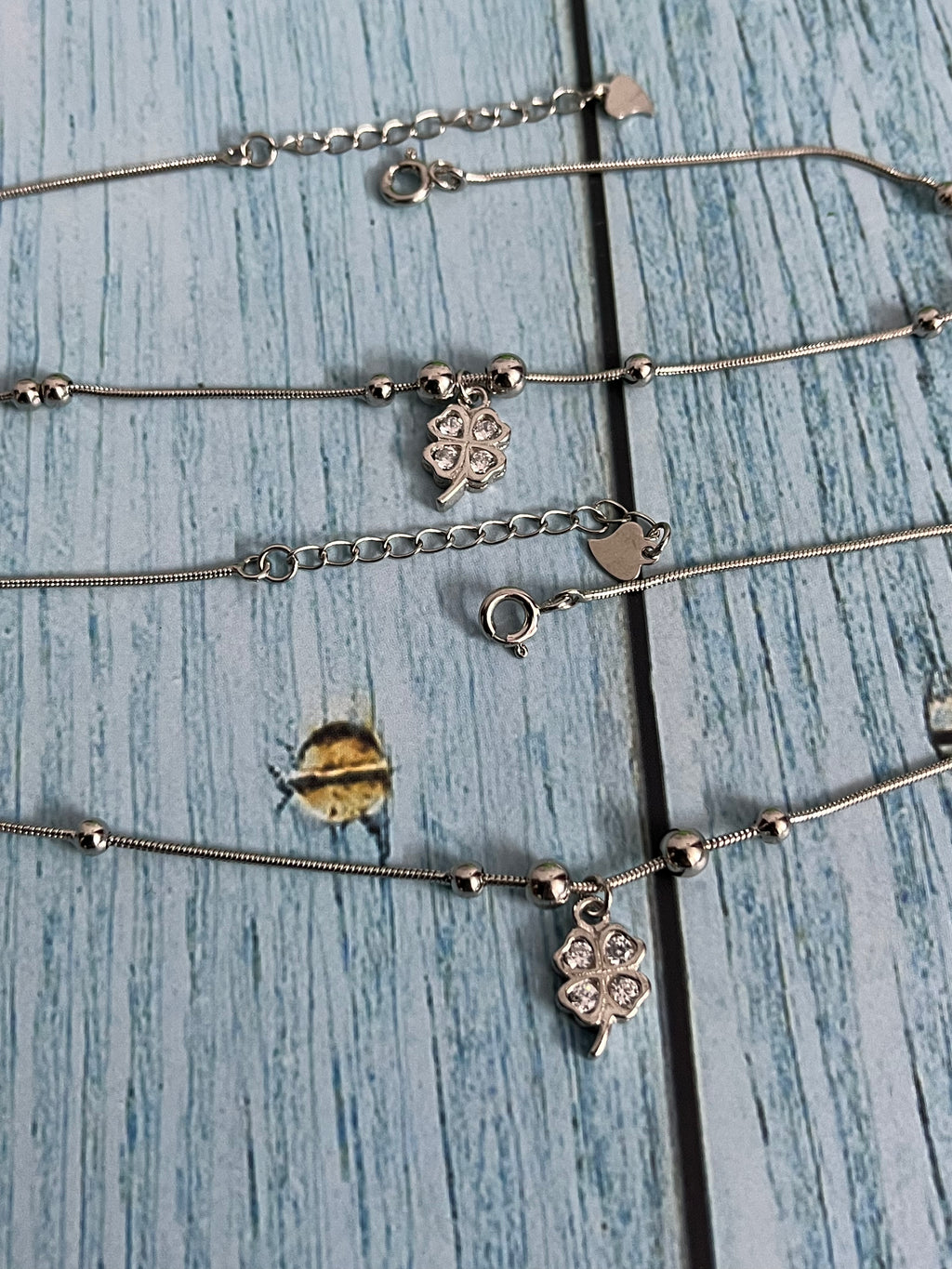 Cubic Zircon Charms Anklet