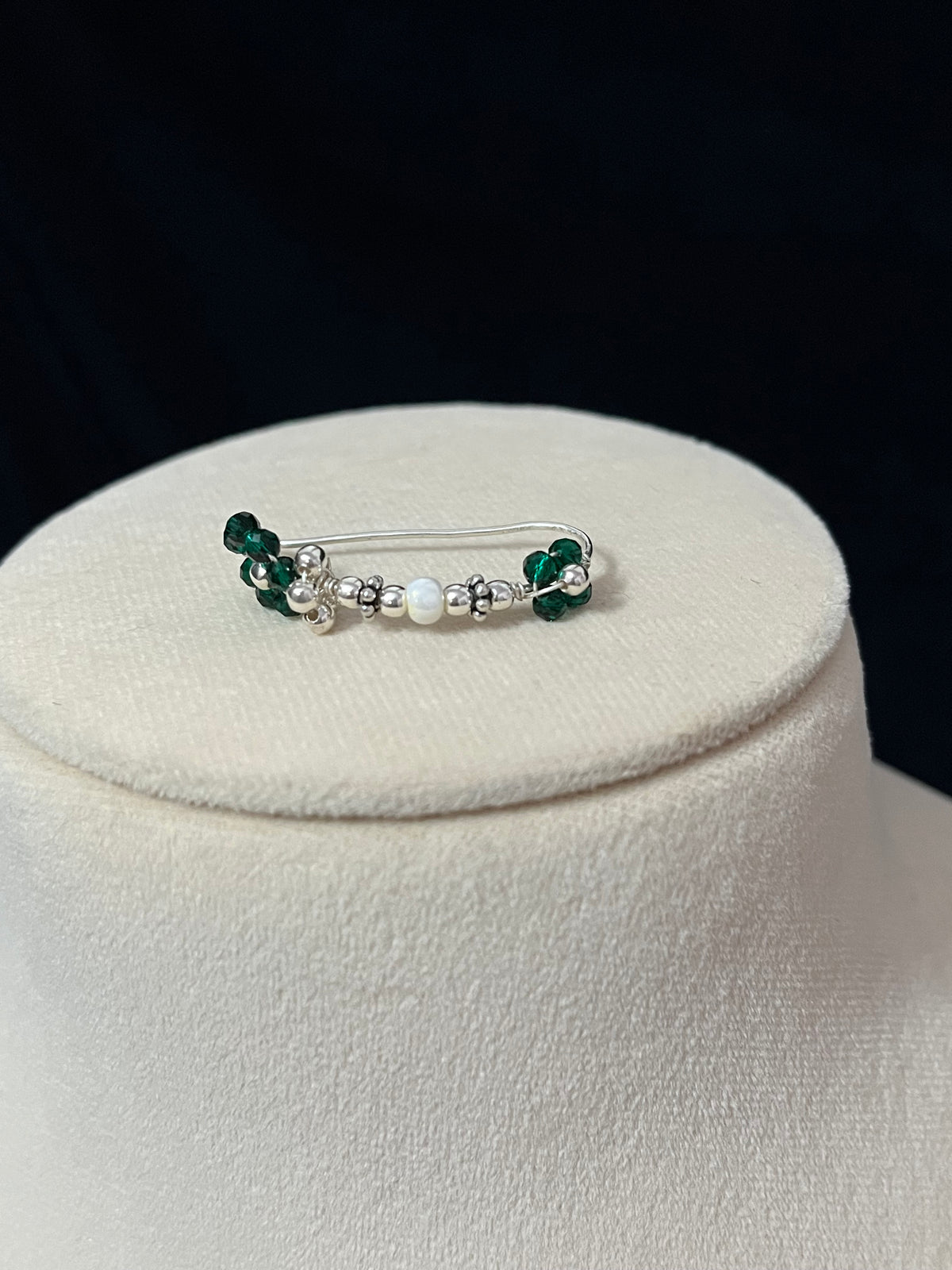 Beaded Pierce Nath (Left Nose)
