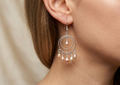 Pearl Chandbali Earring