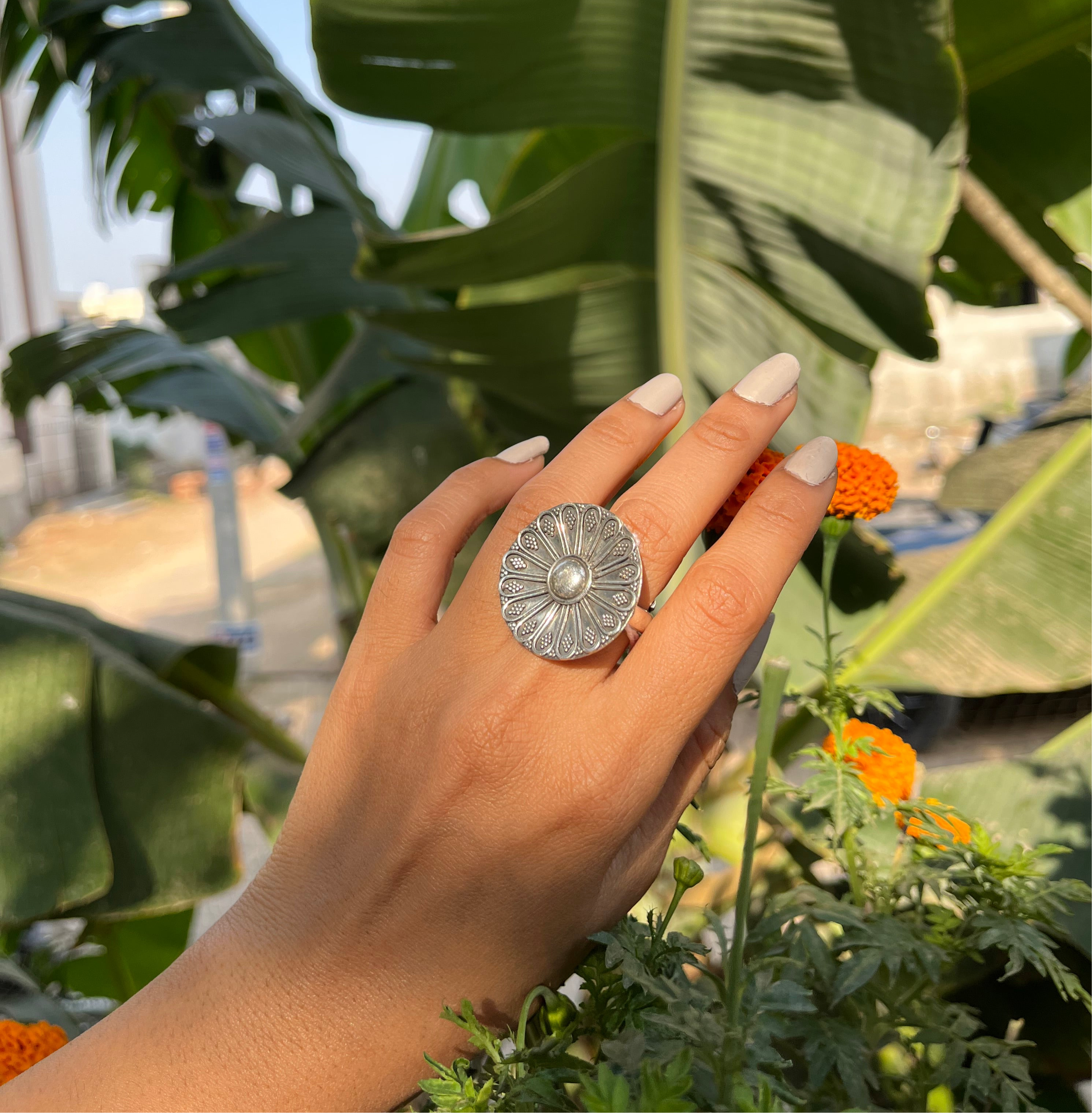 Sun Shine Marigold Ring