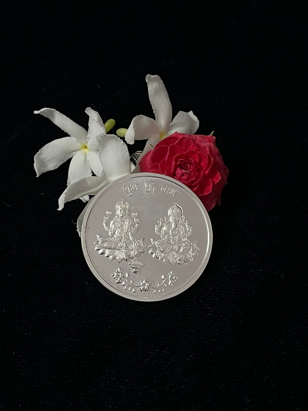 Laxmi Ganesh Silver Coin 10 gm