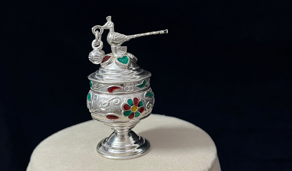 Enamel Kumkum/Sindoor Box