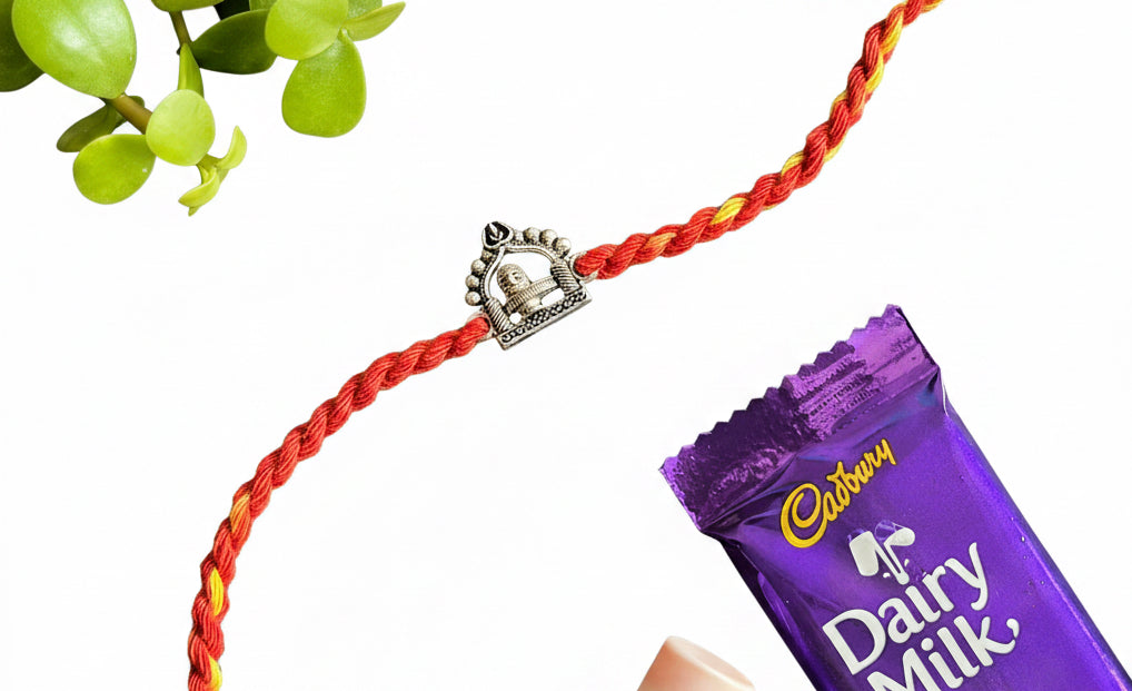 Shivalay Silver Rakhi