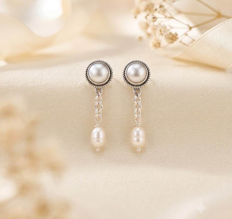 Pearl Drop Detachable Earring