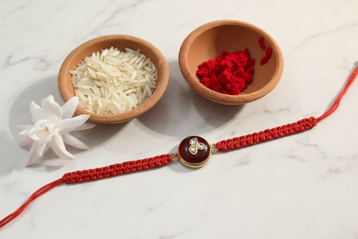 Kundan rakhi