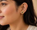 Enamel Heart Studs