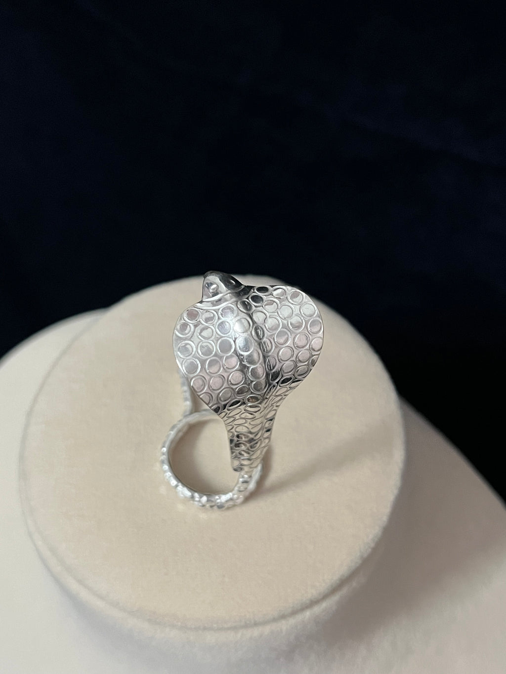 Sterling Silver Snake for Shivling