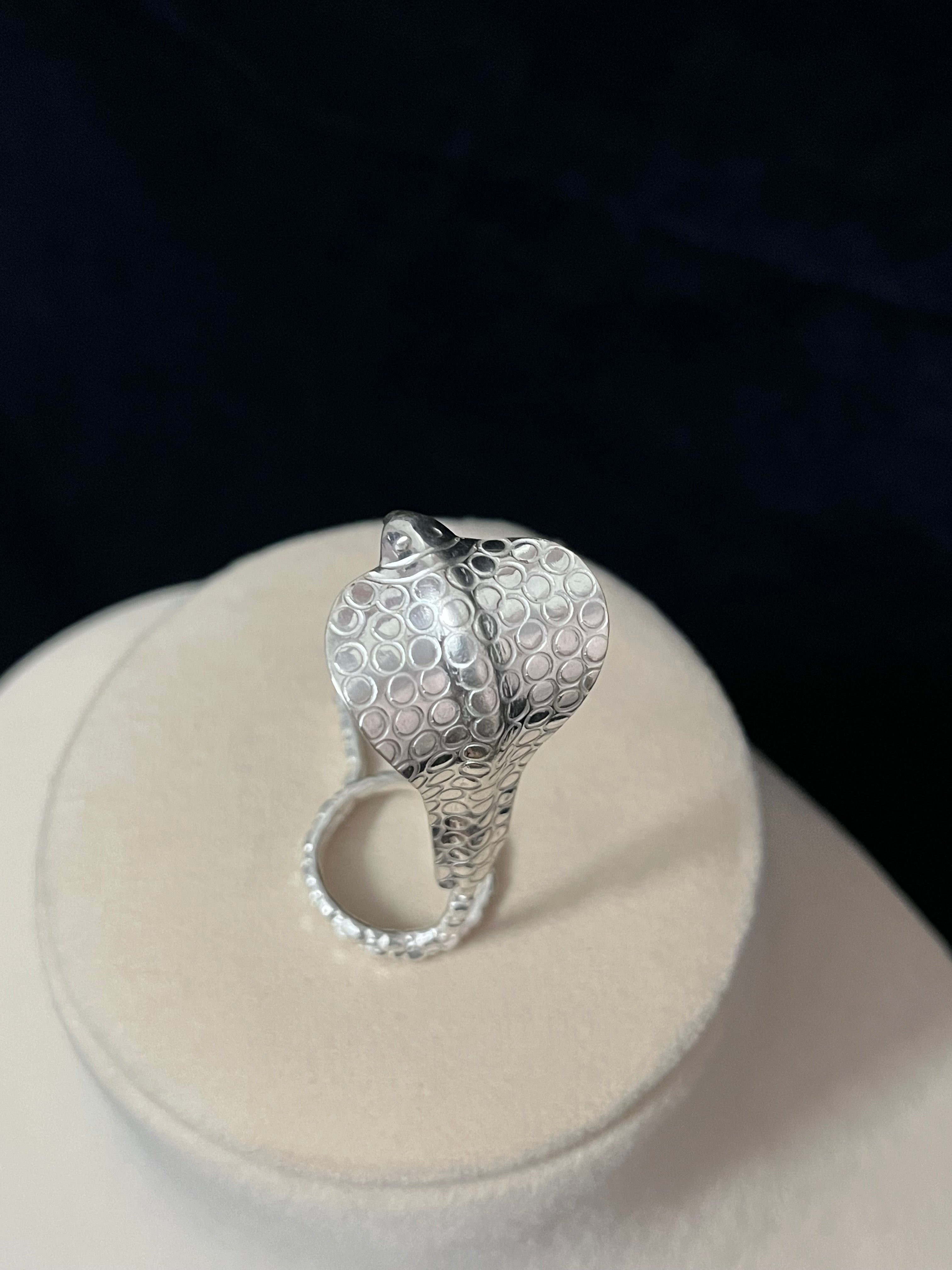Sterling Silver Snake for Shivling