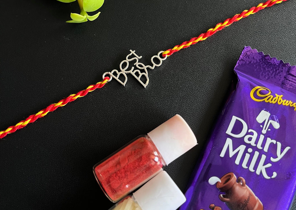 Best Bro silver Rakhi
