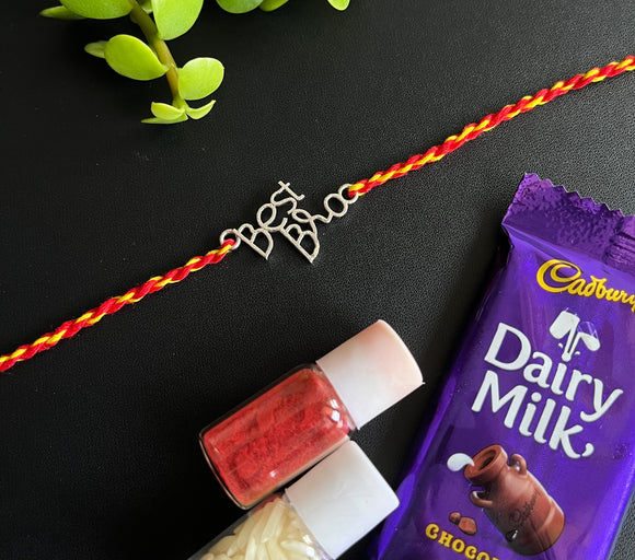 Best Bro silver Rakhi