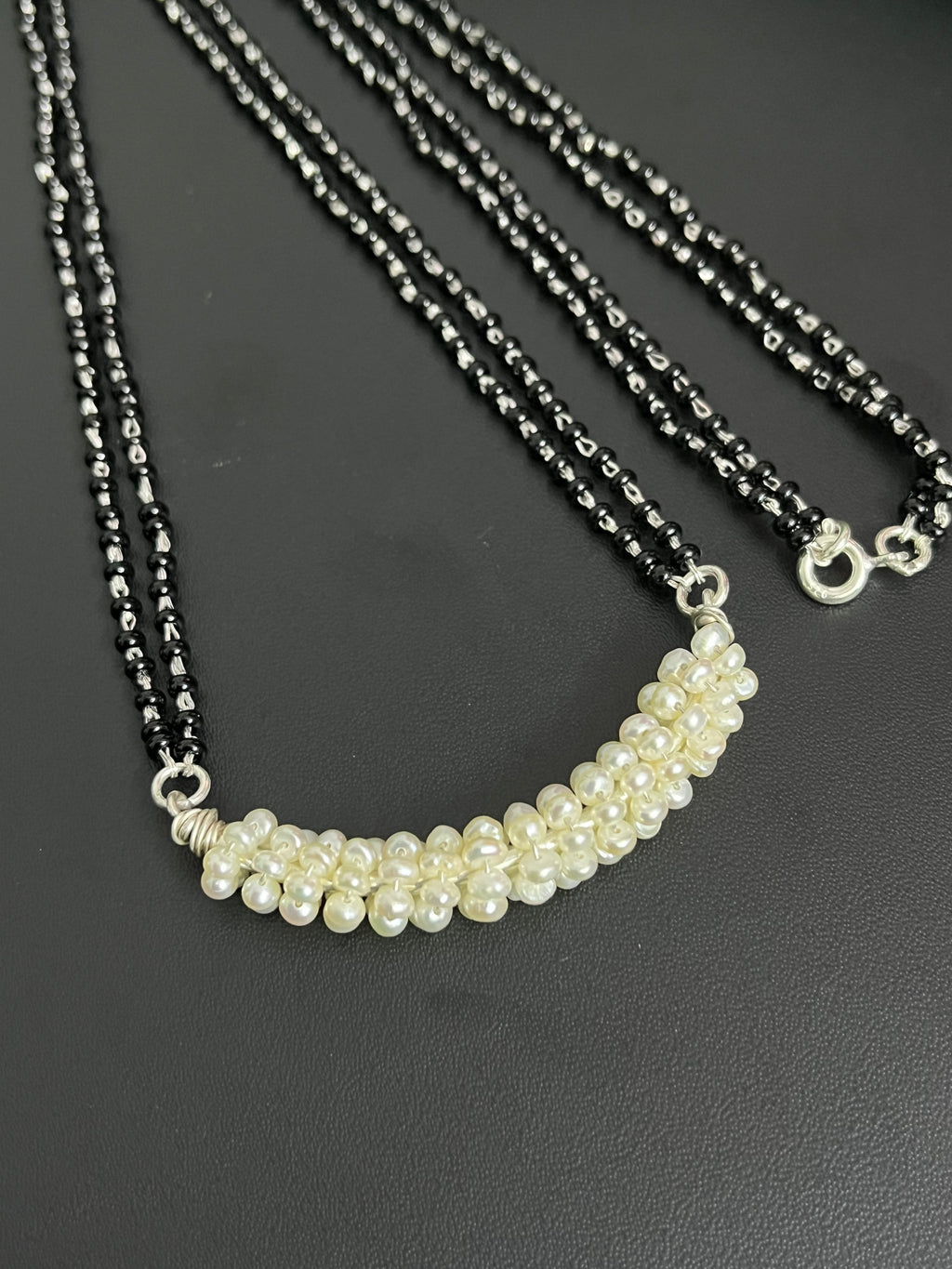 Fine Pearl Spiral Mangalsutra
