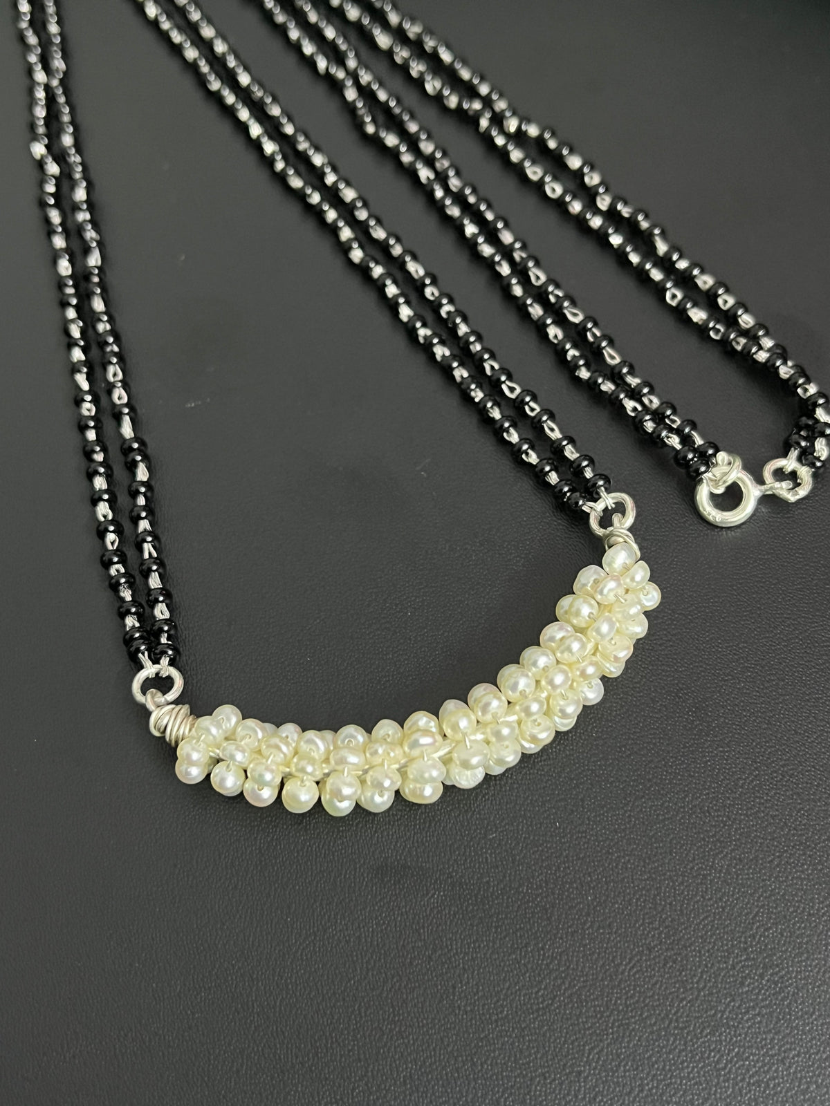 Fine Pearl Spiral Mangalsutra