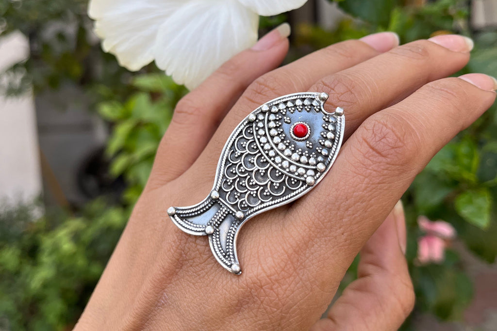 Carved Matasaya Ring