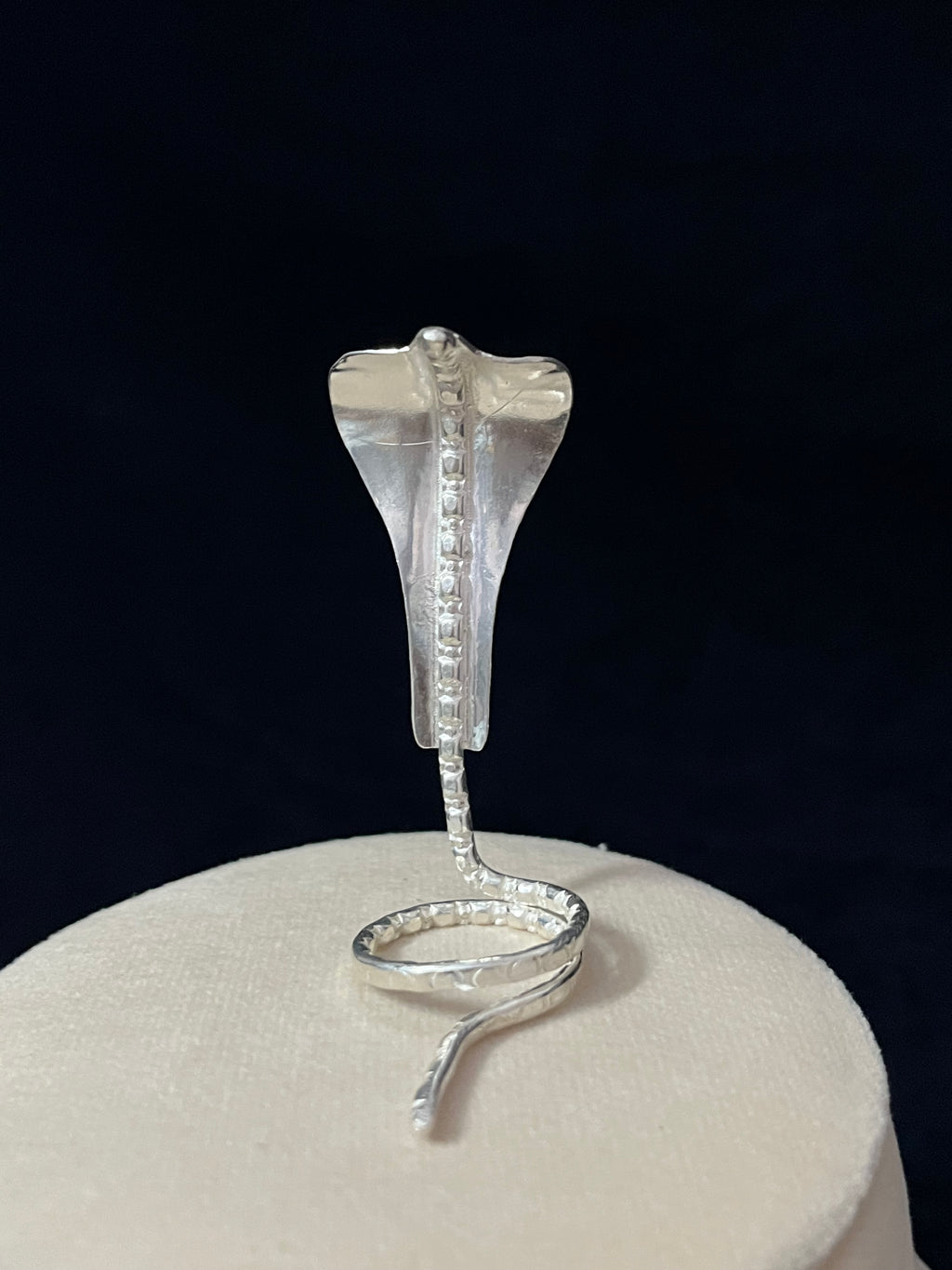 Sterling Silver Snake for Shivling