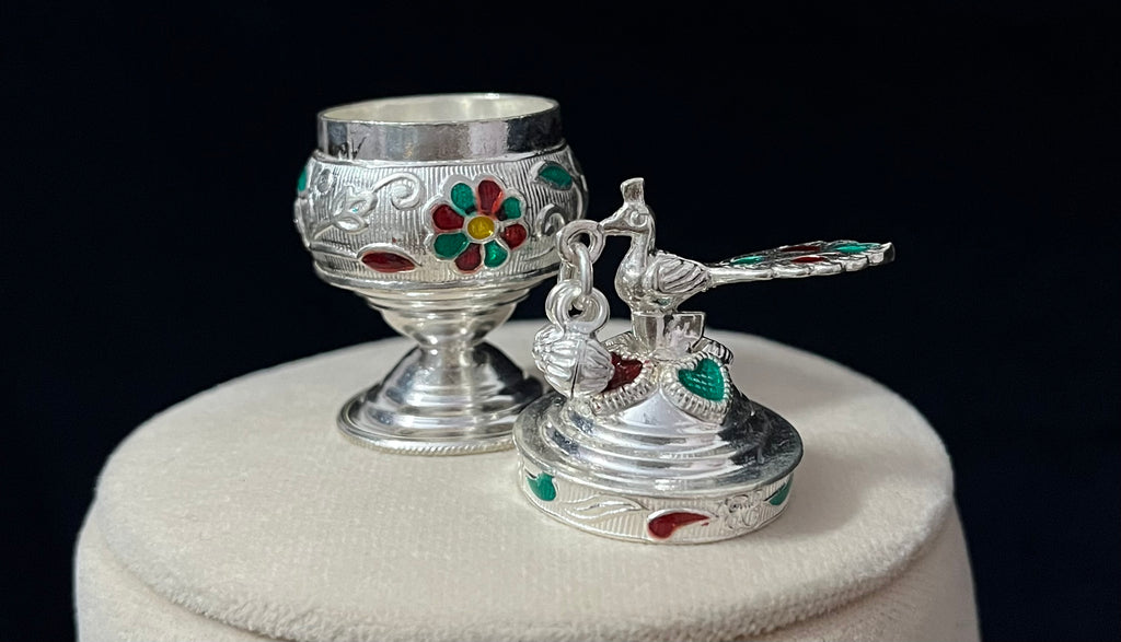 Enamel Kumkum/Sindoor Box