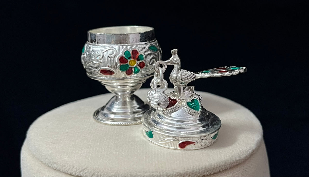 Enamel Kumkum/Sindoor Box
