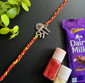 Shree stone Silver Rakhi