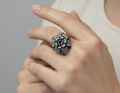 Multilayer Flower bloom Ring