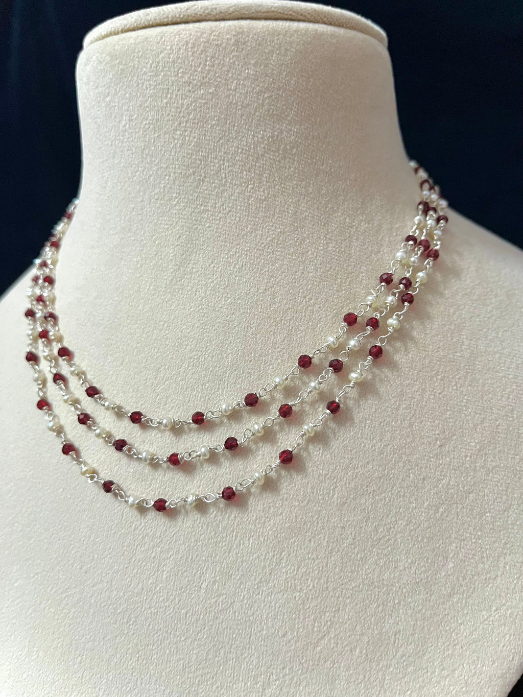 Layered Pearl Necklace
