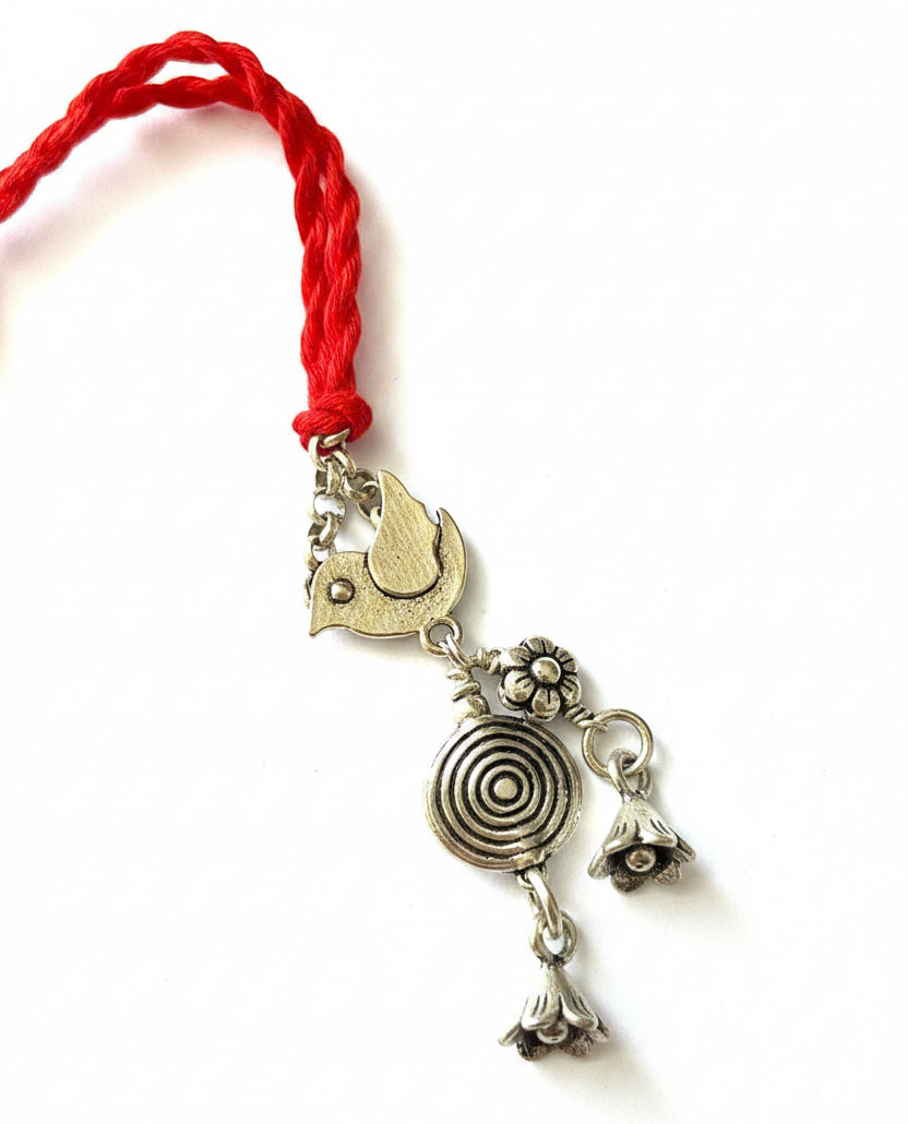Azad Floral Parinda Lumba Rakhi