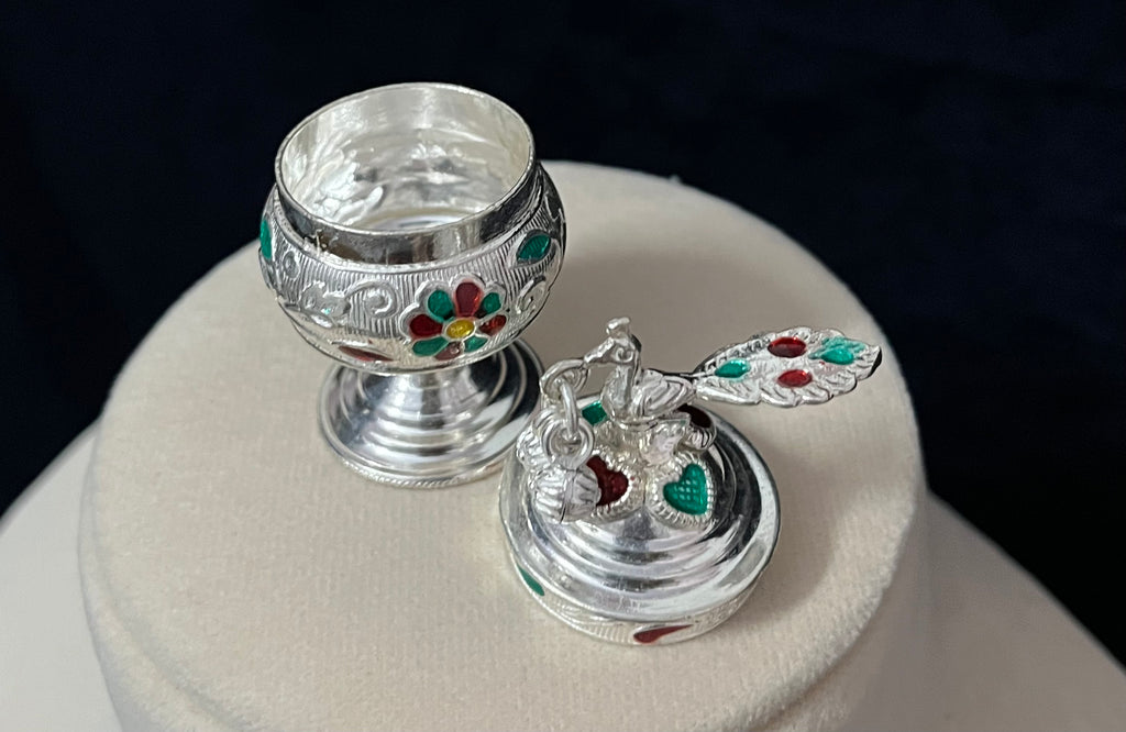Enamel Kumkum/Sindoor Box