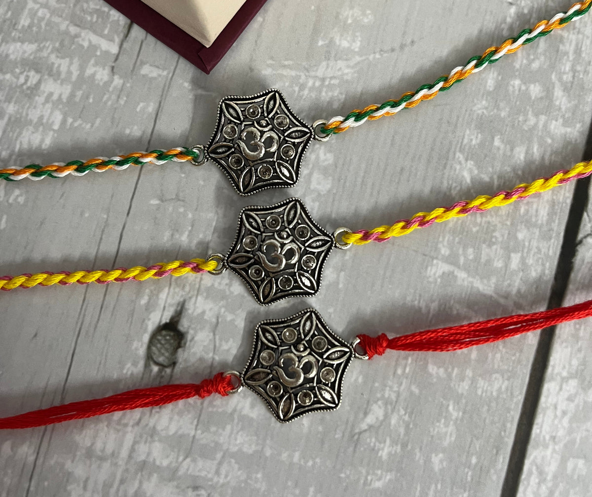Hexagon OM Rakhi