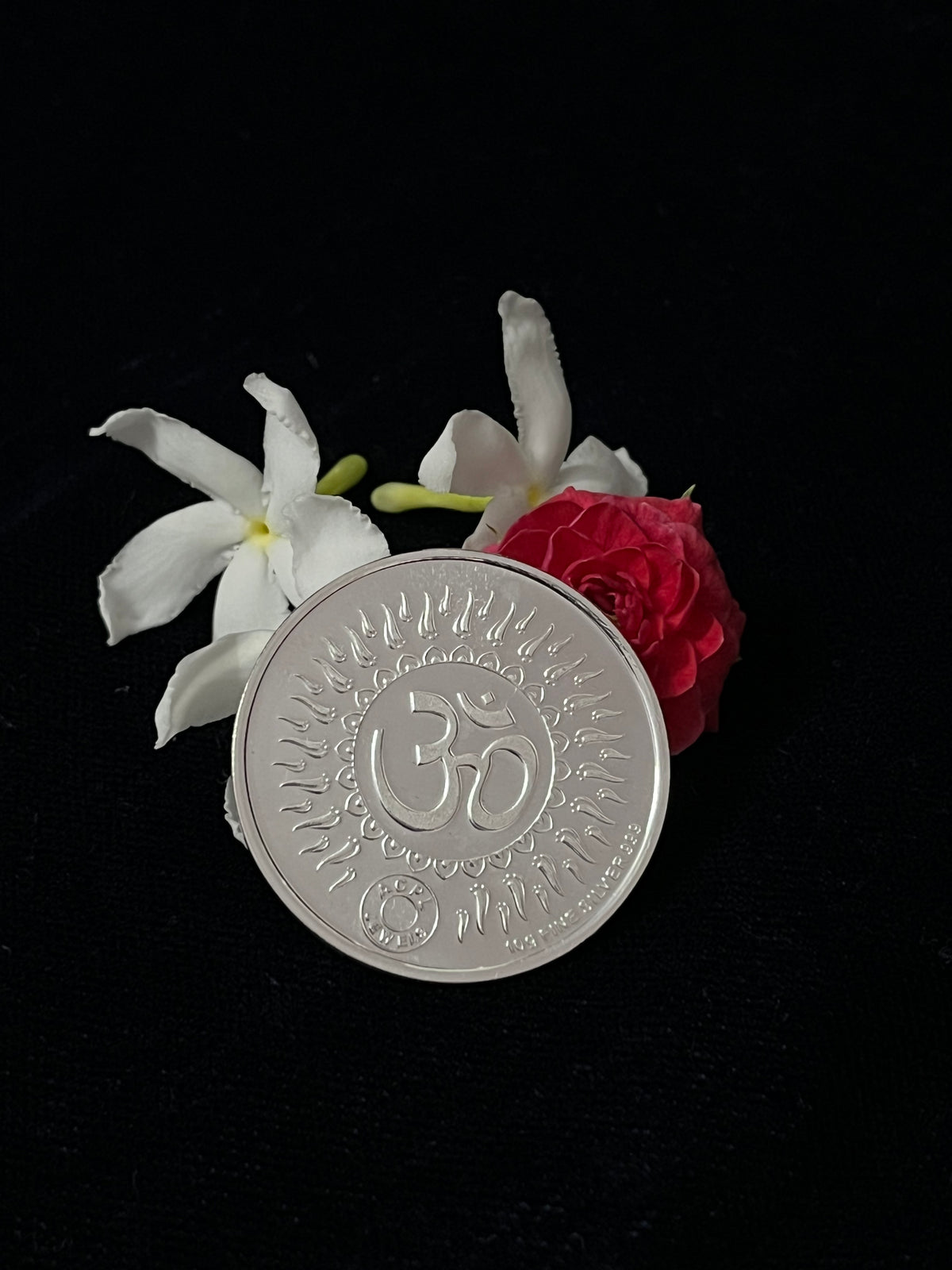 Laxmi Ganesh Silver Coin 10 gm