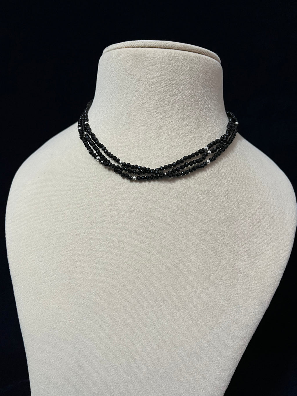 Hydro and Silver Bead Necklace