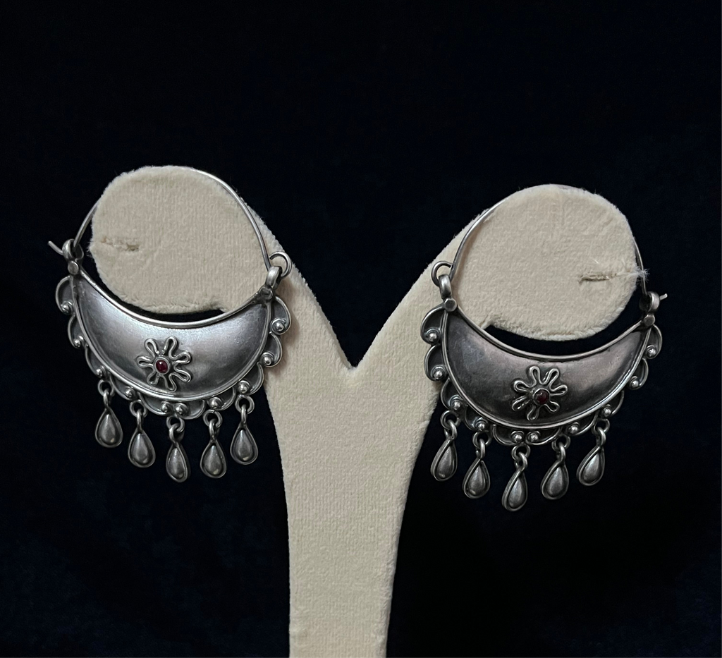 Vintage Chandbali Hoop Earring