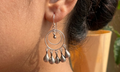 Dual Tone Drop Chandbali Earring